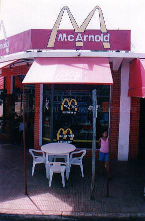51 Fake McDonald's at fake town, Paraguay