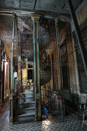 Old Cuban Spiral Staircase